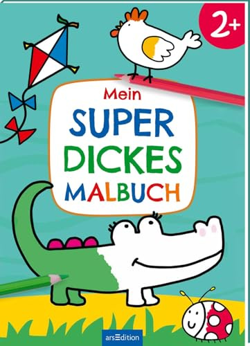 Mein superdickes Malbuch ab 2: Extradicker Malspaß für Kinder (Malbuch ab 2 Jahren)