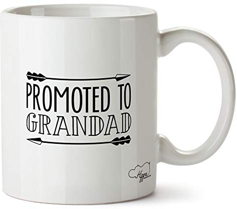 Hippowarehouse Promoted to Grandad Printed Mug Cup Ceramic 10oz