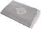 Carenesse Jacquard Tagesdecke Medium Size Ornament 180 x 210 cm grau I Edle & zarte Wendedecke aus 100% Baumwolle mit hochwertiger Webung I Überwurf für Bett & Sofa I Wohndecke dünn & leicht