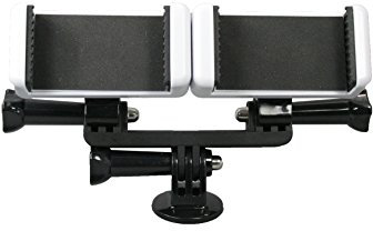 Octo Mount Dual Tripod Mount Adapter for Smartphones and Action Cameras