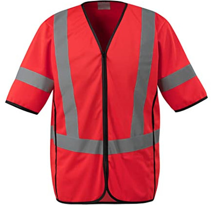 Mascot 50216-310-222-L Verkehrsweste Klasse 3, Warnrot, L