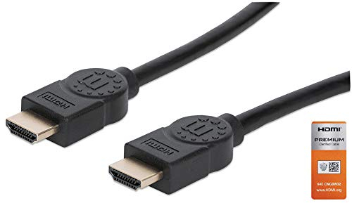 Manhattan Premium HDMI-Kabel Ethernet-Kanal 4K@60Hz 5m
