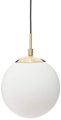 Atmosphera - Suspension boule Dris - métal doré D20 cm