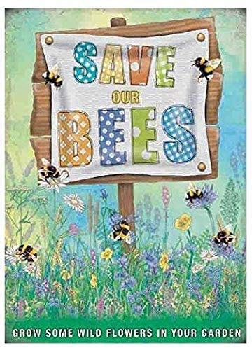 Save Our Bees Fridge Magnet