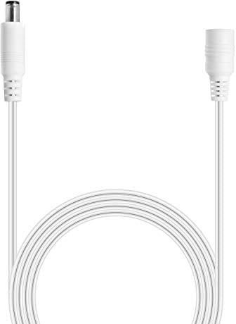 Wicked Chili 2,5 m DC Cable alargador Compatible con Philips HUE Play Gradient Lightstrip Iluminación Surround para TV, extensión de Cable para alimentación eléctrica S020YM2400083, Color Blanco