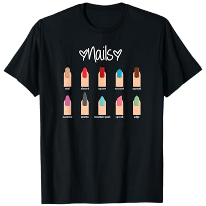 Nail Lady Boss Store How Do you want your nails Nail Tech T-Shirt
