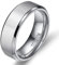 Zakk Damen Herren Ringe Titan Silber Matt Gebürstet Verlobungsring Partnerring Eheringe Trauringe 4mm 6mm 8mm 10 mm Breit (8mm,62 (19.7))