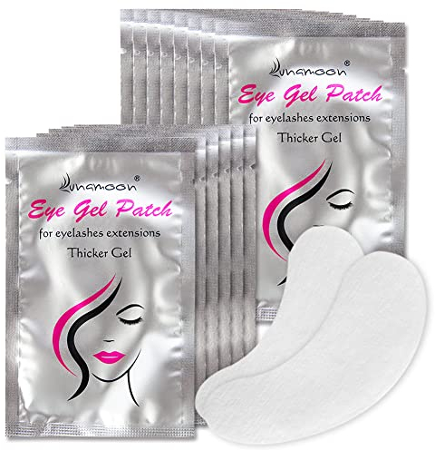 Lunamoon 100Paar Augenpads für Wimpernverlängerung Wimpern Pads Wimpernverlängerung Pad Eyelash Pads Eye Gel Patch for Eyelash Extension (Mädchen)
