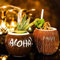 Tiki Mugs Cocktail pour Couple - Verres professionnels Tiki Bar pour cocktails et fêtes Luau - Excellente idée de cadeau pour la maison (noix de coco)