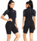 Neoprenanzug Damen RückenreiÃŸverschluss Kurze Neoprenanzug Herren 3mm Neopren Kurzarm zum Surfen Schwimmen Kajakfahren Schnorcheln Kanufahren Gerätetauchen (Damen Schwarz, S)