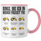 Trendation - Traktor Tasse Geschenk Bauer Landwirt Geschenkidee Traktor Fans (Rosa)