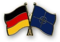 Generisch Freundschaftspin pins Deutschland - Nato Flagge Fahne Anstecker Button Metall NEU Anstecknadel