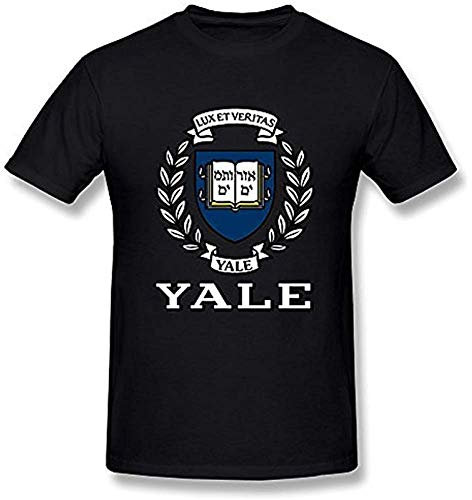 Men's Yale University Logo T Shirt Black L