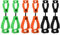 Wisebom Glove Clips Work Gloves Holder, 6Pcs Plastic Glove Grabber Glove Clamp, Guard Safety Work Glove Clip Labor Glove Keeper Hanger for Garden Construction Sites Gloves