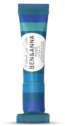 Ben & Anna - Vegane Lippenpflege für trockene Lippen mit ohne Geschmack - Nachhaltig verpackt - Zertifizierte Naturkosmetik - Ohne Plastikverpackung - 1er Pack (6g, Neutral Pure)