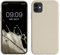 kwmobile Case Compatible with Apple iPhone 11 Case - Slim Protective TPU Silicone Phone Cover - Cream