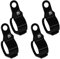 Hirificing 2Pairs Motorcycle Turn Signal Kit Fork Indicator Brackets, Bike Fork Mount Turn Signals Light Blinker Mount Bracket, 30-43mm Aluminium Alloy Metal Holder Fork Relocation Clamps Brackets