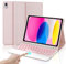 IVEOPPE Tastiera iPad 10 Generazione 10.9 2022 con Touchpad, Cover iPad 11 Pollici (A16, 2025) Tastiera Trackpad, Custodia Tastiera Italiano QWERTY Bluetooth Retroilluminata con Portapenna, Rosa