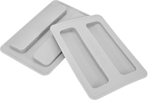 Thatyro 2 Pack Silicone 2 Slice Toaster Cover Lid, Kitchen Bread Toaster Machine Top Cover Parts, Upper Cover for Sandwich Maker Accessories (Gray)