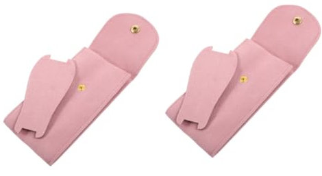 SAFIGLE 2stücke Uhrenaufbewahrungstasche Tragbare Handytasche Für Uhren Doppeltes Design Schnappverschluss Schützt Vor Kratzern Und Stößen Geeignet Für Und Unterwegs