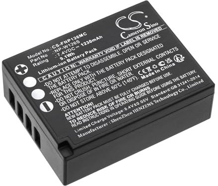 Battery For Fujifilm FinePix HS30, FinePix HS30EXR, FinePix HS33EXR, FinePix HS35EXR, Finepix HS50,