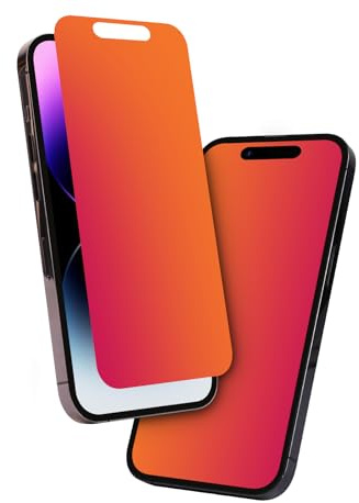JIEYKJO Protector de pantalla de privacidad para iPhone 16 Pro Max (6.9 pulgadas), película flexible, degradado colorido, antiluz azul, antirreflejos, pantalla de filtro ultravioleta