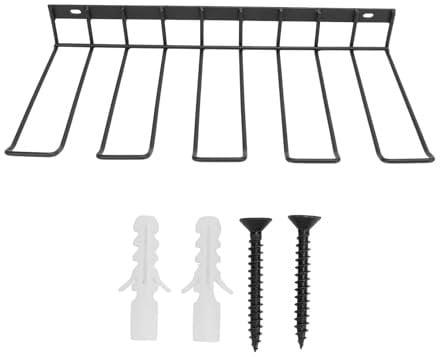 YUMILI Electric Drill Storage Rack Professional Iron Wall Mount Drill Holder for Garage Home Workshop Shed