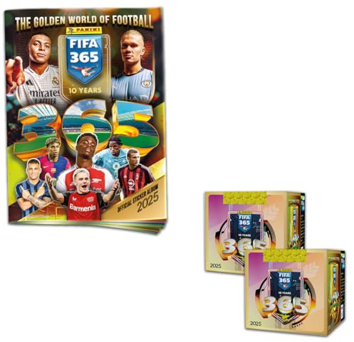 Panini FIFA 365 2025 Stickerkollektion, Sammelalbum, Sammelsticker (Sammler-Bundle)
