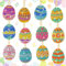 Ulikey 12 Stück Diamond Painting Set Ostern, Osterei Diamantmalerei Schlüsselanhänger, Ostern Diamant Aufkleber Kit Osterei, Ostern Kinder DIY Bastelgeschenke Geschenk für Jungen und Mädchen