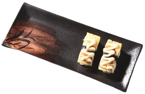 XYUERU Sushi Plate, Serving Plate, Fruit Plate, Japanese Snacks, Tableware, Tray for Catering, Buffet, Home