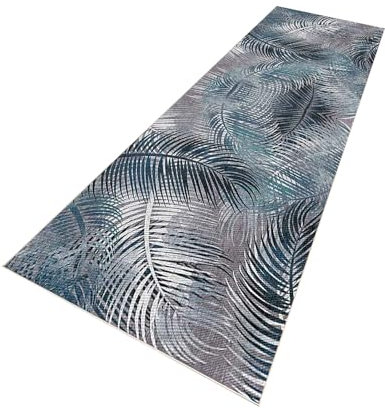 PaGuvFng Läufer Lang Flur rutschfest Teppich Küche 40 x 130 cm Waschbar Kurzflor Küchenläufer Schlafzimmer Bettvorleger für Flur Waschküche Eingang Wohnzimmer schmutzfangmatte