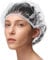 100 Pcs Plastic Shower Caps, Waterproof Hair Caps for Women Disposable, Large Clear Hair Cap for Salon, Spa, Bathing, Travel, Home Use, Hotel (100PCS, 19.7IN)