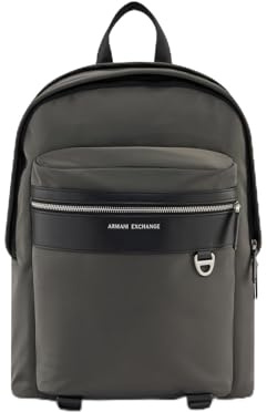 Armani Exchange Las Vegas, Essential, Metal Logo, Zip Pocket Backpack