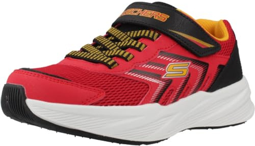 Skechers Children's Microspec Tread Trainers 404115L RDBK Red/Black, Red-black, 10.5 UK Child