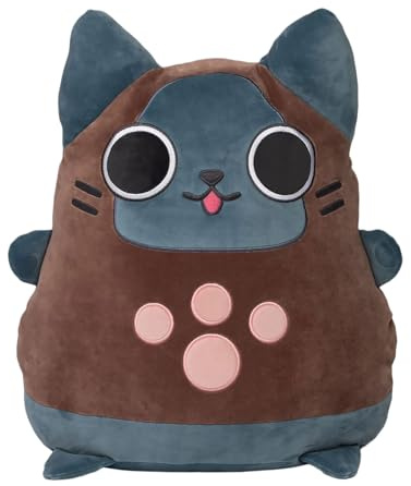 Elbenwald Monster Hunter - Plüsch Palico Smooth Chocolate Version 25 cm und 40 cm hoch kuschelig weich (40 cm)