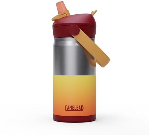 CAMELBAK Kinder Thrive Flip Straw VSS Trinkflasche, Orange Sunset, 350 ml