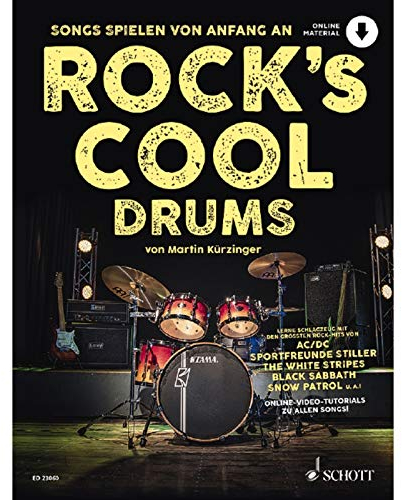 Rock's Cool DRUMS: Songs spielen von Anfang an. Schlagzeug.