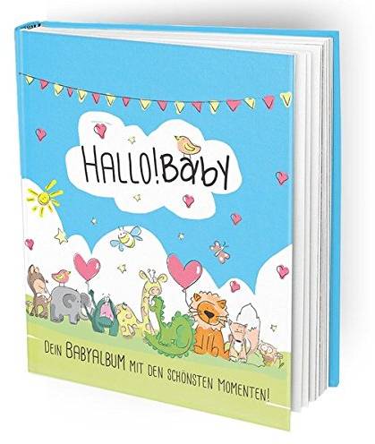 Hallo Baby - Das Babyalbum: Dein Erinnerungsalbum mit den schönsten Momenten
