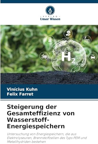 Steigerung der Gesamteffizienz von Wasserstoff-Energiespeichern: Untersuchung von Energiespeichern, die aus Elektrolyseuren, Brennstoffzellen des Typs PEM und Metallhydriden bestehen