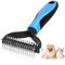 Nobleza Brosse pour Chien et Chat pour Poils Longs, Peigne pour Animaux, Râteaux de toilettage Professionnel,Accessoire toilettage Chiens Chats pour démêlage nœuds des Poils, M