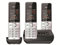 Gigaset Comfort 500A Trio Téléphone analog/dect Identification de l'appelant Noir, Argent