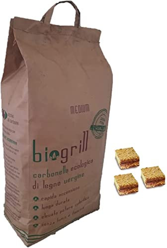 Aree Appennini Bio-Kohle Bio-Holzkohle 100% natürlich (5 kg)