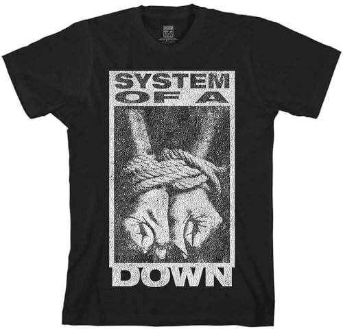 System of A Down Ensnared Cotton T-Shirt, Black, L