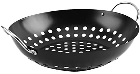 Happyyami Multifunktionale Grillpfanne Mit Löchern Antihaftbeschichtete Camping Grillplatte Für Und Küchengerät Für Bbq- Für Grillliebhaber