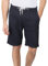 riverso Leinen Shorts Herren Sommer Regular Fit RIVOliver Kurze Hosen Bermuda Knielang Einfarbig, Größe:3XL, Farbe:Navy