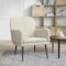 Homgoday Sessel Fernsehsessel Loungesessel Relaxsessel Fernsehsessel TV-Sessel Einzelsofa Lesesessel Ruhesessel Einzelsessel für Wohnzimmer Schlafzimmer Creme 62x79x79 cm Samt