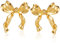 Giugio Bow Earrings, 18K Gold Silber Bogen Ohrstecker Ohrringe für Damen, Schleifen Ohrringe, Schleifen Schmuck Frauen, Lightweight Hypoallergenic Earrings Modeschmuck für Damen Geschenke