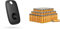 Tile Pro (2022) Bluetooth Item Finder, 1 Pack, 120m finding range, works with Alexa and Google & Amazon Basics AA 1.5 Volt Performance Alkaline Batteries, 100-Pack (Appearance may vary)