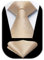 HISDERN Männer Krawatte Gold Krawatten Für Männer Klassische Seide Hochzeit Krawatte und Pocket Square Set