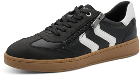 Marco Tozzi Damen Sneaker weiches Feel Me Wechselfußbett weiches Innenfutter Vegan Modern